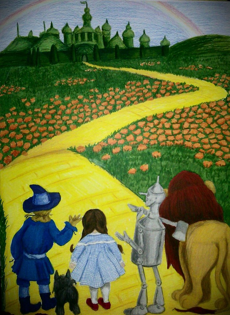 764x1046 Follow The Yellow Brick Road By Ashlee751 - Yellow Brick Road Painting
