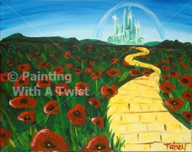 379x300 Follow The Yellow Brick Road 819 @ 6p - Yellow Brick Road Painting