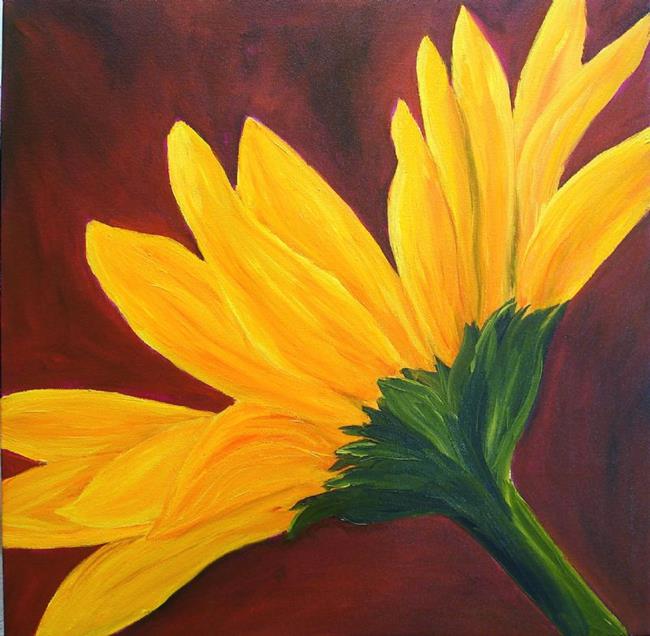 650x636 Yellow Daisy Flower - Yellow Daisy Painting