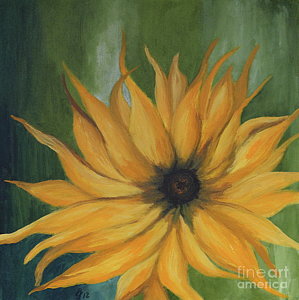 299x300 Yellow Daisy Painting By Christiane Schulze Art And Photography - Yellow Daisy Painting