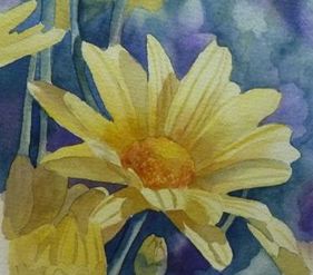 281x247 B 776 Yellow Daisy (New) - Yellow Daisy Painting