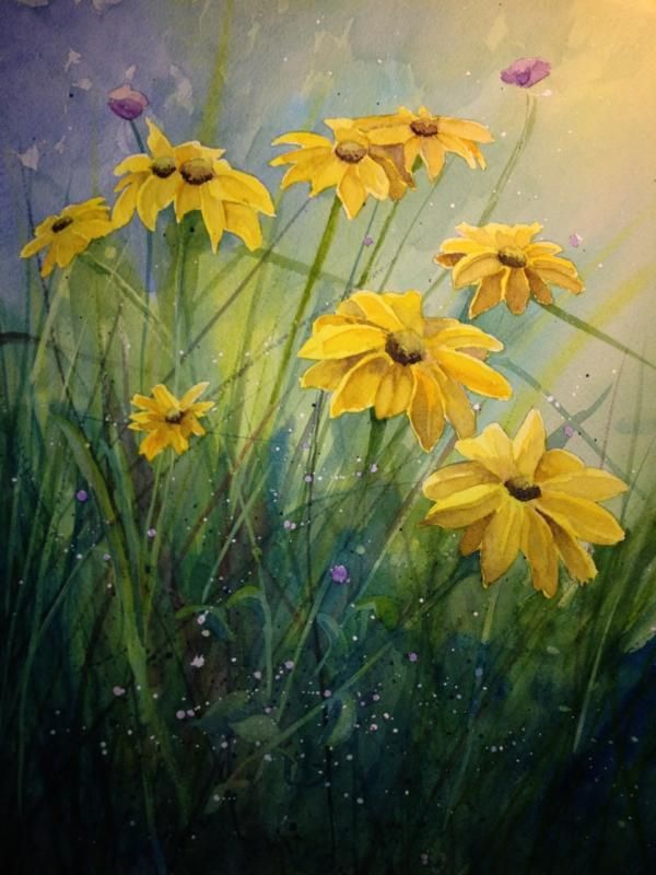 600x800 Daisy Paintings Image 1 Art Tutor Painting Ideas - Yellow Daisy Painting