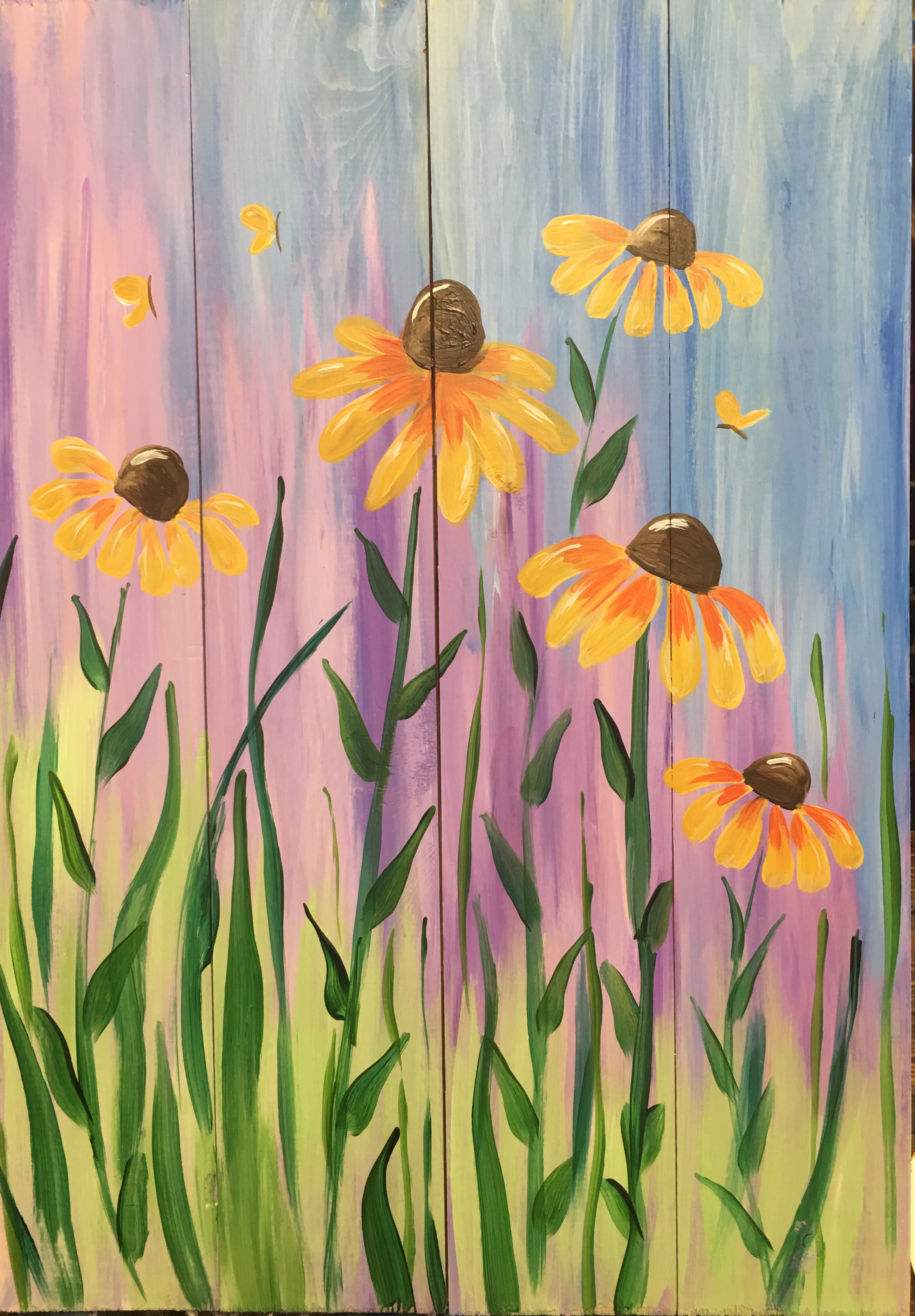 2611x3752 More Than Canvas - Yellow Flower Painting