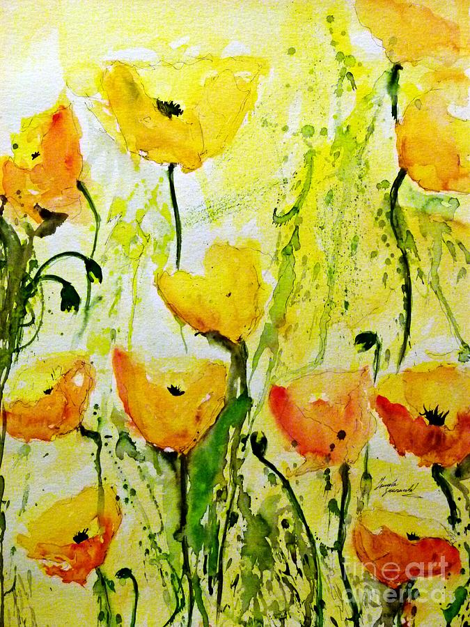 675x900 Yellow Poppy 2 - Yellow Flower Painting