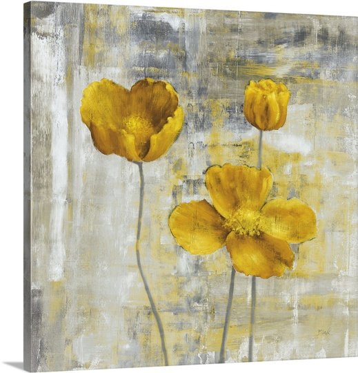 519x540 Great Big Canvas - Yellow Flower Painting