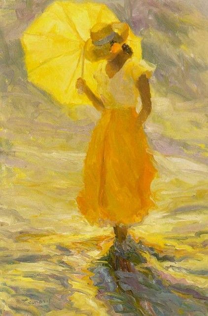 422x640 Diane Leonard Impressionist, Paintings And Color Yellow - Yellow Painting