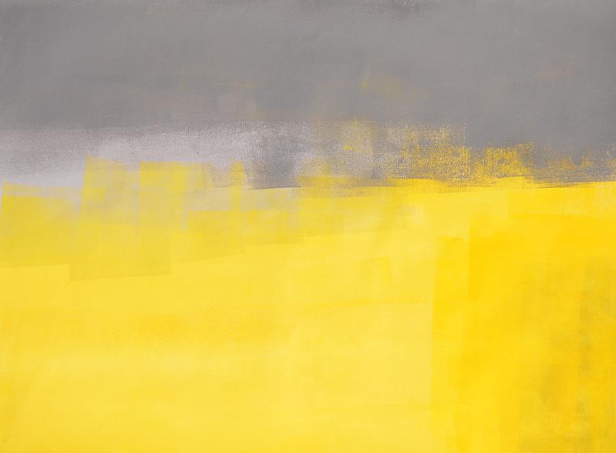 900x662 A Simple Abstract - Yellow Painting