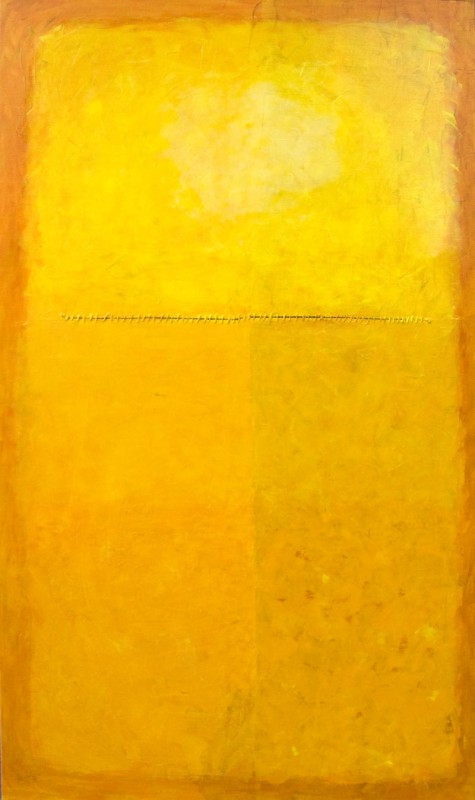 475x800 Who Is Afraid Of Yellow Color Field By Hester Van Dapperen - Yellow Painting
