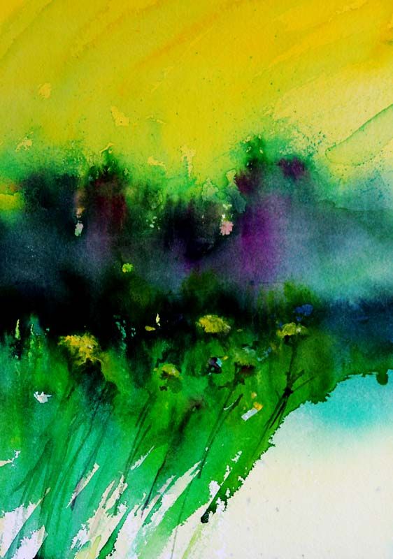 562x800 Watercolours With Life Yellow Peril Artwork - Yellow Peril Painting