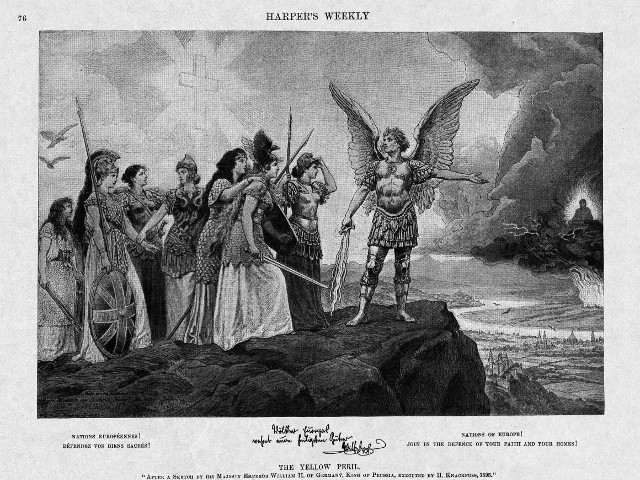 640x480 Yellow Peril! Azndynasty Kaiser Wilhelm Ii Allegedly Coined - Yellow Peril Painting