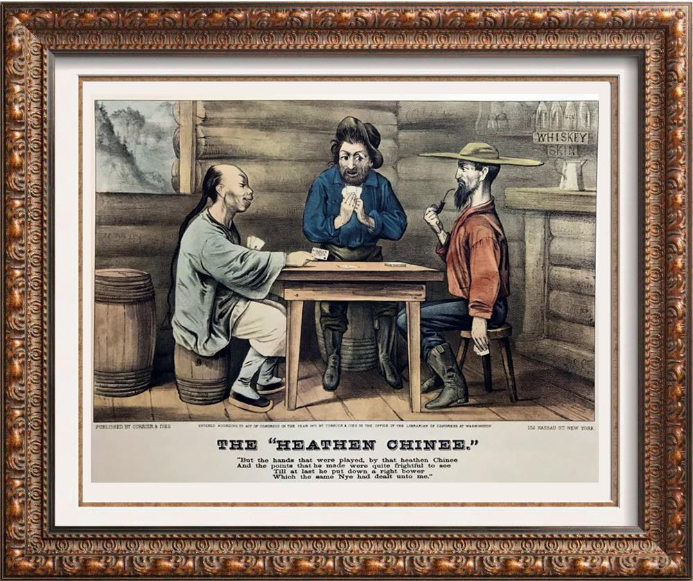 1000x839 Roy King The Heathen Chinee Humorist And The Yellow Peril Roy King - Yellow Peril Painting