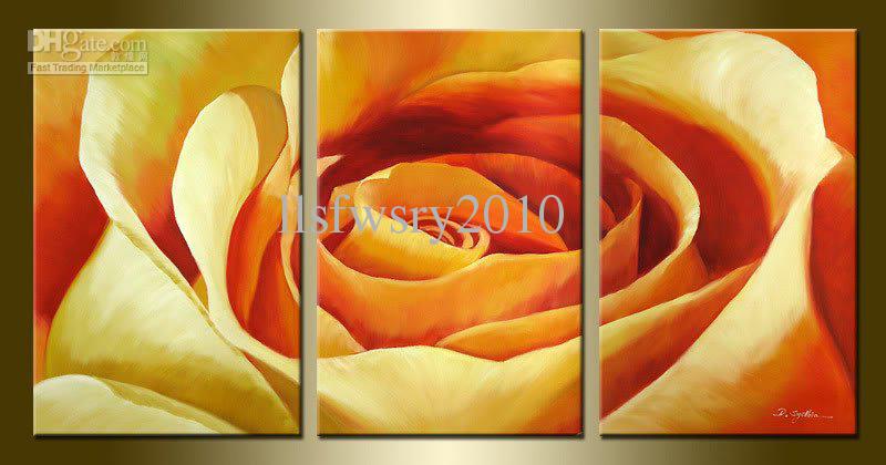 Yellow Rose Oil Painting