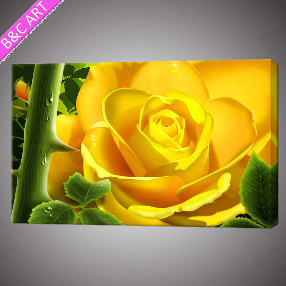Yellow Rose Painting