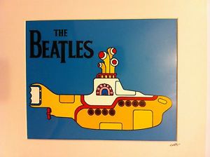 300x224 The Beatles - Yellow Submarine Painting
