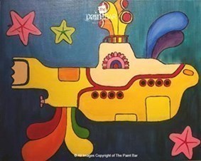 Yellow Submarine Painting at PaintingValley.com | Explore collection of ...