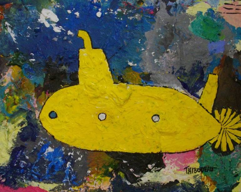 Yellow Submarine Painting at PaintingValley.com | Explore collection of ...