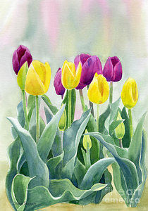 210x300 Yellow Tulip Paintings Fine Art America - Yellow Tulip Painting
