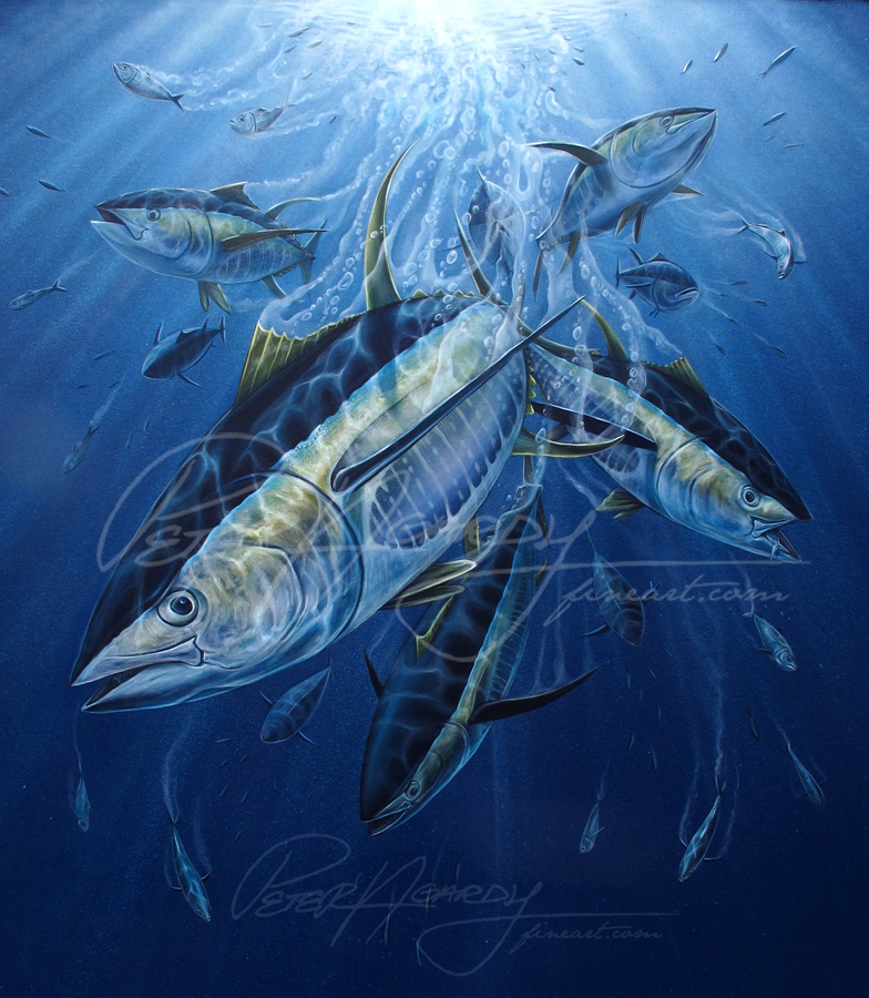784x900 New Painting - Yellowfin Tuna Painting