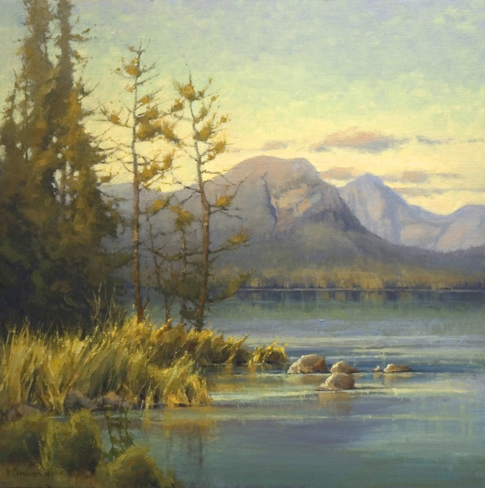 1590x1600 Adventures In Solitude Grand Tetonyellowstone National Parks - Yellowstone Painting