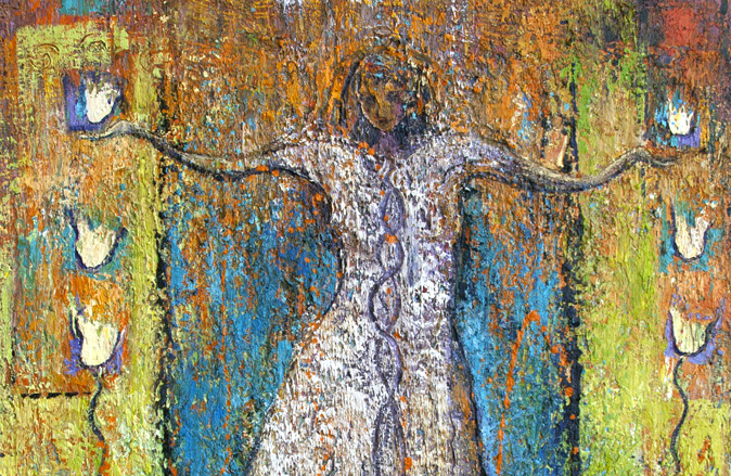 674x439 Yemaya, Mother Whose Children Are The Fish By Judith Shaw - Yemaya Painting