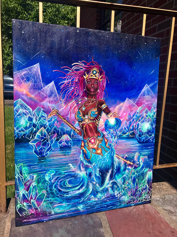 600x800 Yemaya - Yemaya Painting