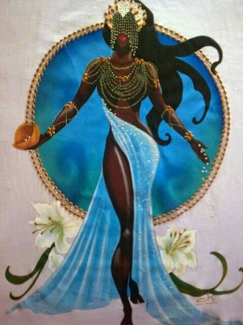 480x640 Yemaya Orishas Goddesses, Orisha And Africans - Yemaya Painting