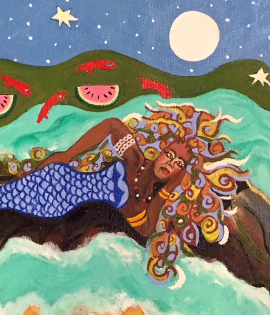 880x1024 Roxanna Melendez - Yemaya Painting