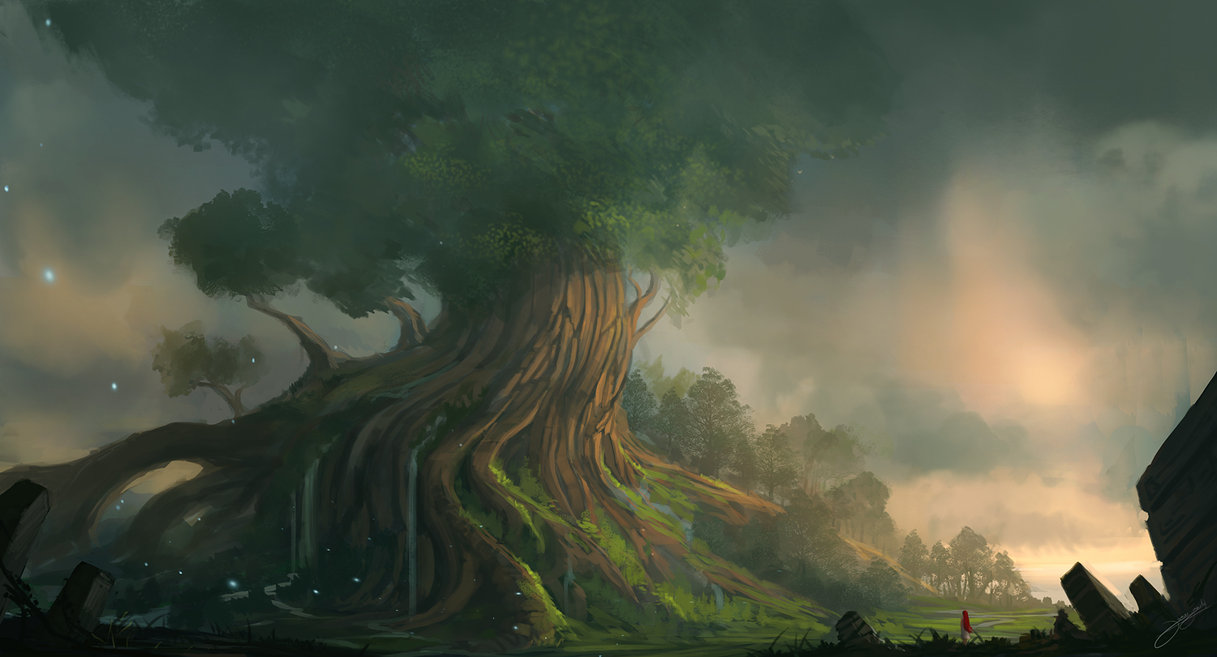 Yggdrasil Painting at PaintingValley.com | Explore collection of ...