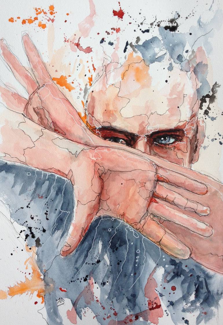 770x1121 Saatchi Art Yin Yang Fish Painting By Jerome Royer - Yin Yang Fish Painting