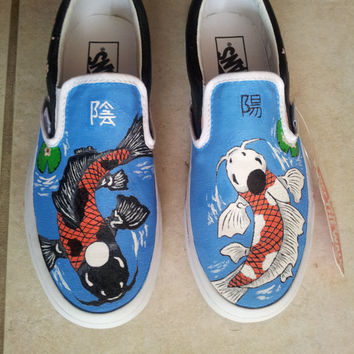 354x354 Best Koi Fish Painting Products On Wanelo - Yin Yang Koi Fish Painting