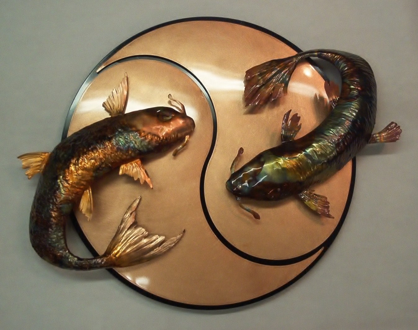 1347x1064 Commissions Amp Projects Studio 451 - Yin Yang Koi Fish Painting