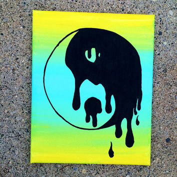 354x354 Shop Yin Yang Painting On Wanelo - Yin Yang Painting