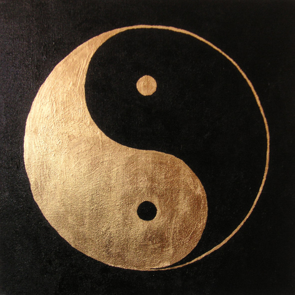 591x591 Paintings Luminiza Design - Yin Yang Painting