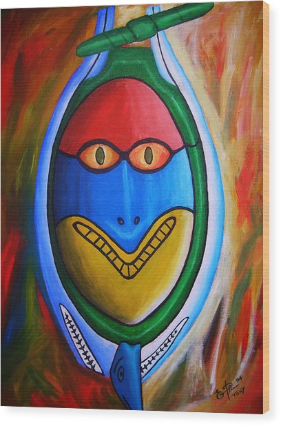 408x618 The Mask Of Ying Yang Painting By Pierre Etienne - Ying Yang Painting