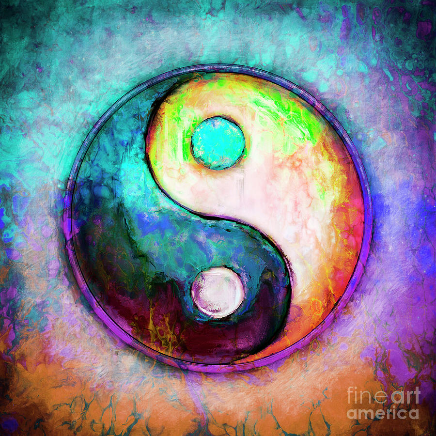 900x900 Yin Yang - Ying Yang Painting