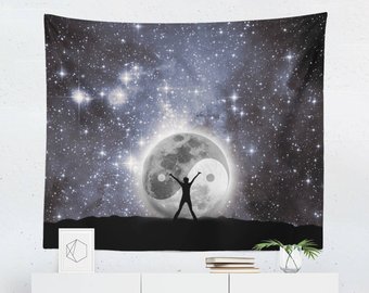 340x270 Yin Yang Art Etsy - Ying Yang Painting