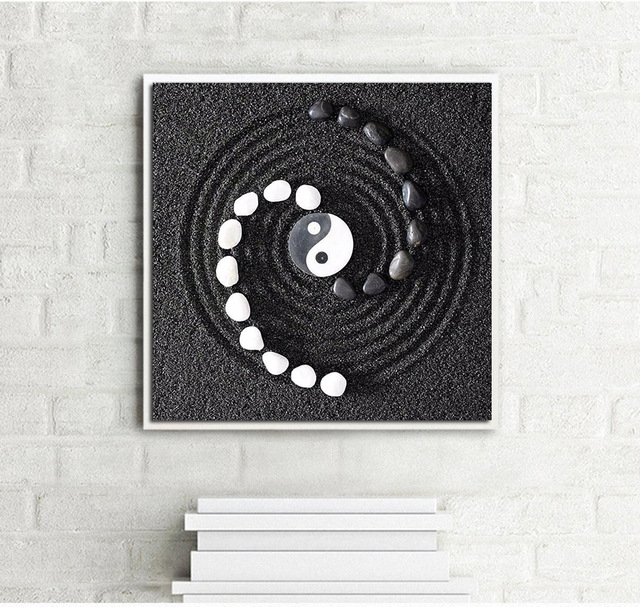 640x607 New 3d Diy Diamond Embroidery Painting Home Decoration Wall - Ying Yang Painting