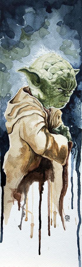 279x900 Yoda Painting - Yoda Painting