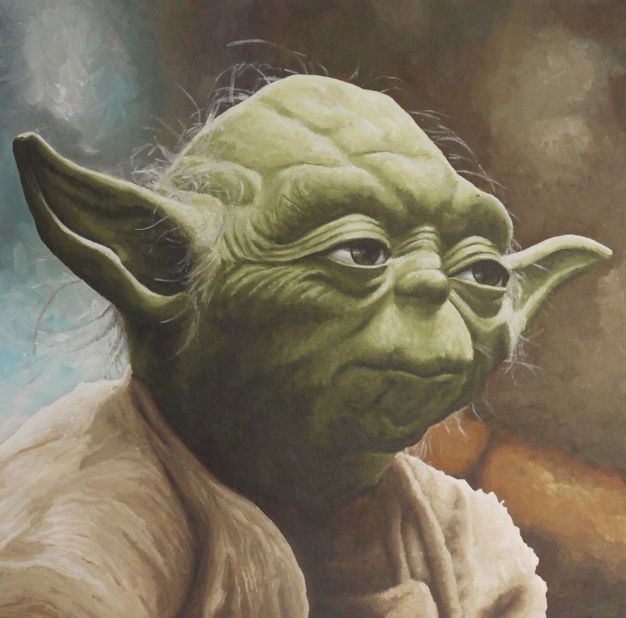 900x888 Yoda Portrait Painting By Jonmckenzie - Yoda Painting