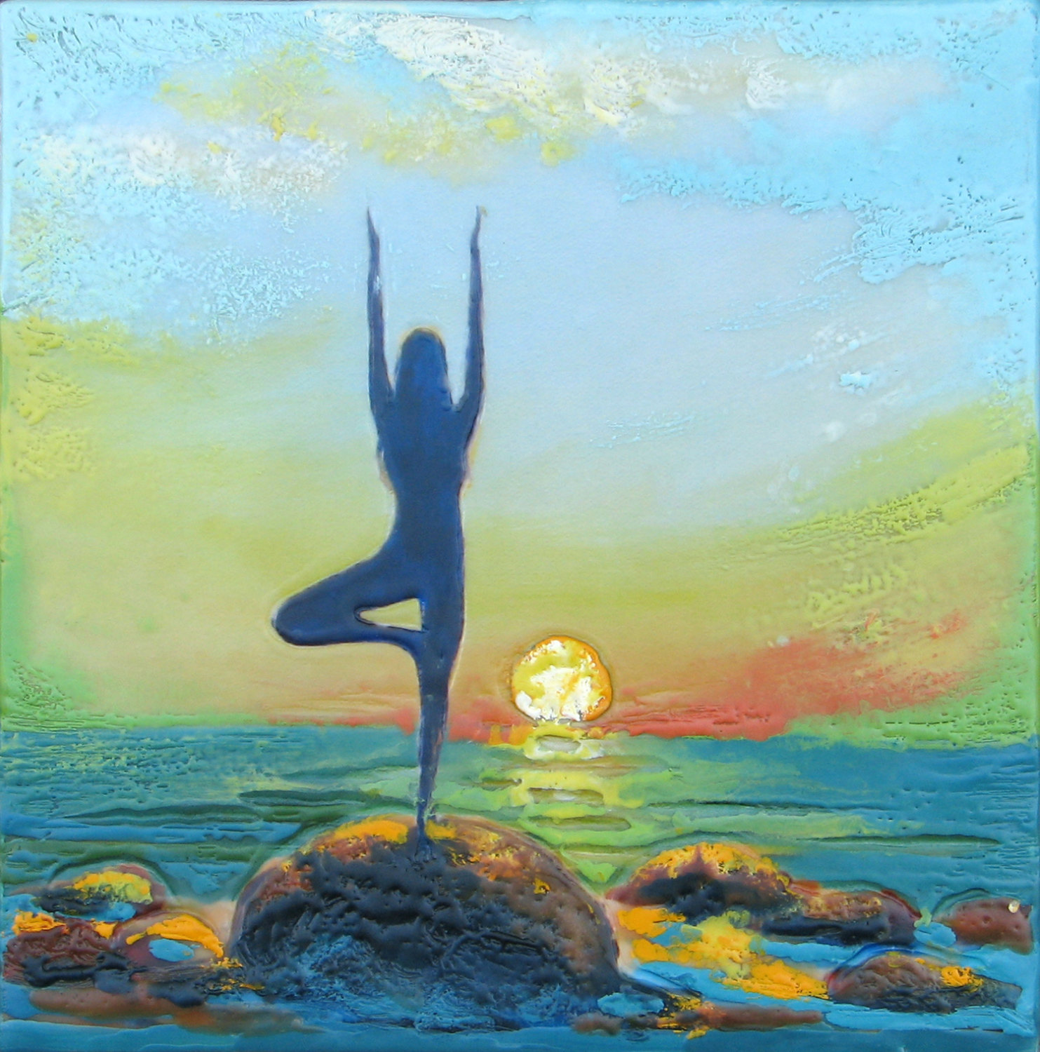 Yoga And Painting at PaintingValley.com | Explore collection of Yoga ...