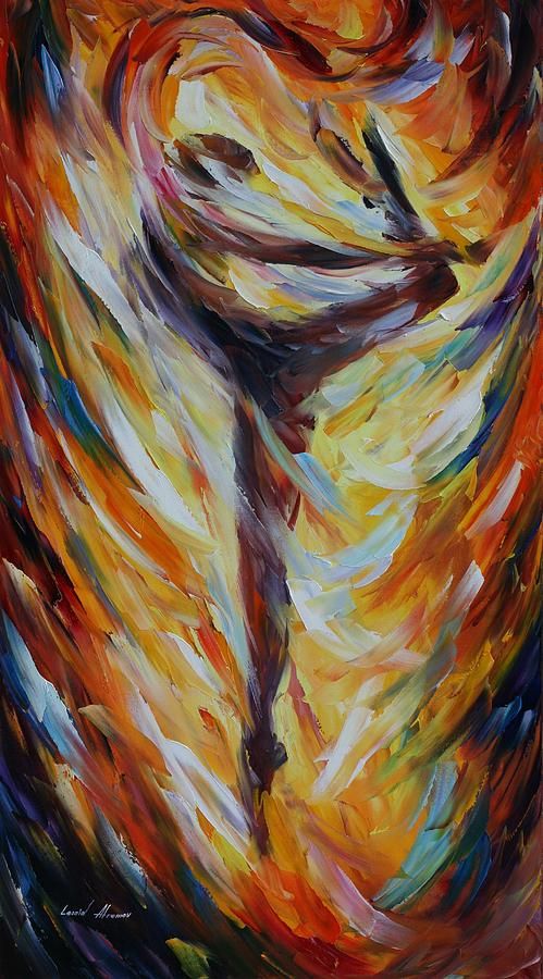 499x900 Transformation Canvas Print Canvas Art By Leonid Afremov - Yoga Painting