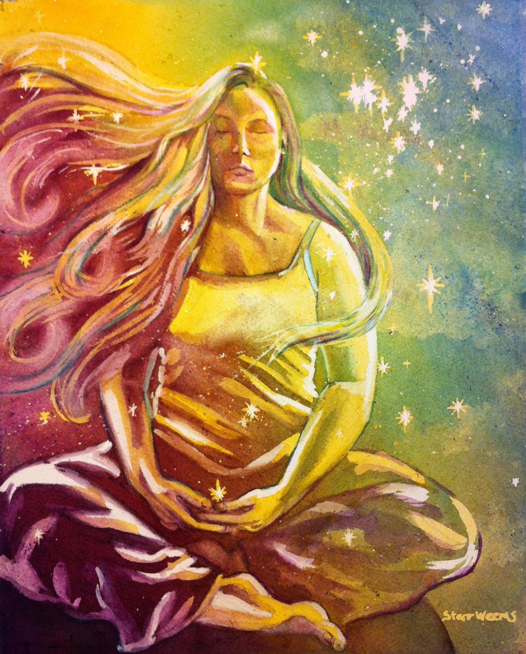 1791x2229 Painting 2 - Yoga Painting