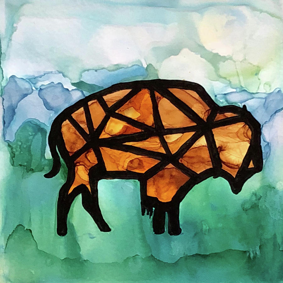 900x900 Roaming Painting By Yolo Art Studio - Yolo Painting