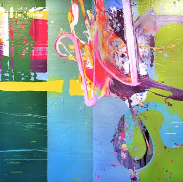 375x373 Saatchi Art Reboot (Yolo) Painting By Chuck Hipsher - Yolo Painting