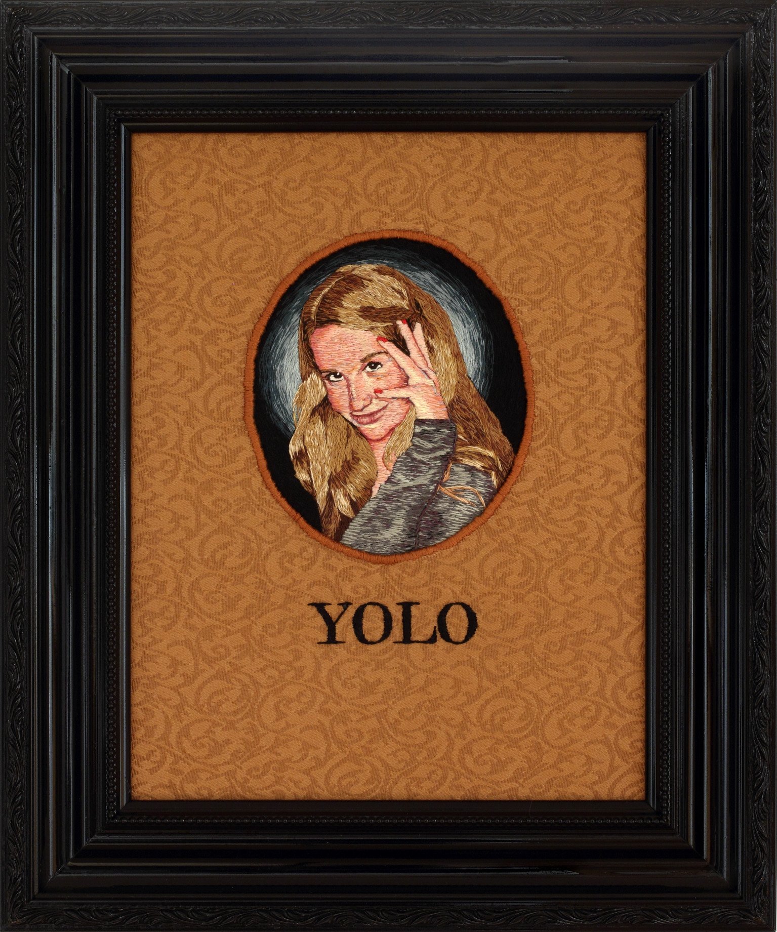 1535x1841 Yolo (You Only Live Once) Kathy Halper Art Amp Embroidery - Yolo Painting