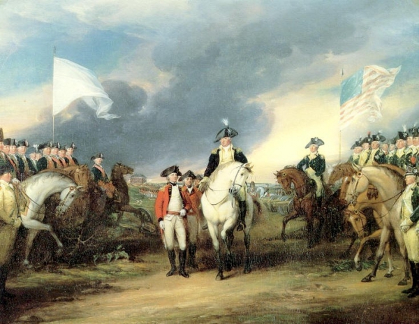 600x464 Surrender At Yorktown Painting - Yorktown Painting
