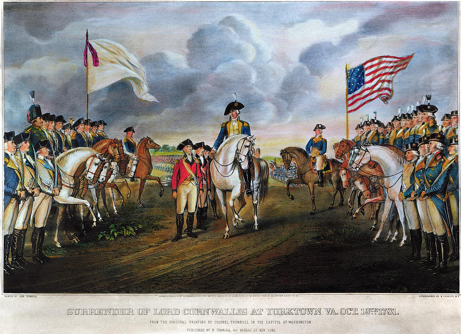 900x653 Yorktown Surrender, 1781 Photograph By Granger - Yorktown Painting