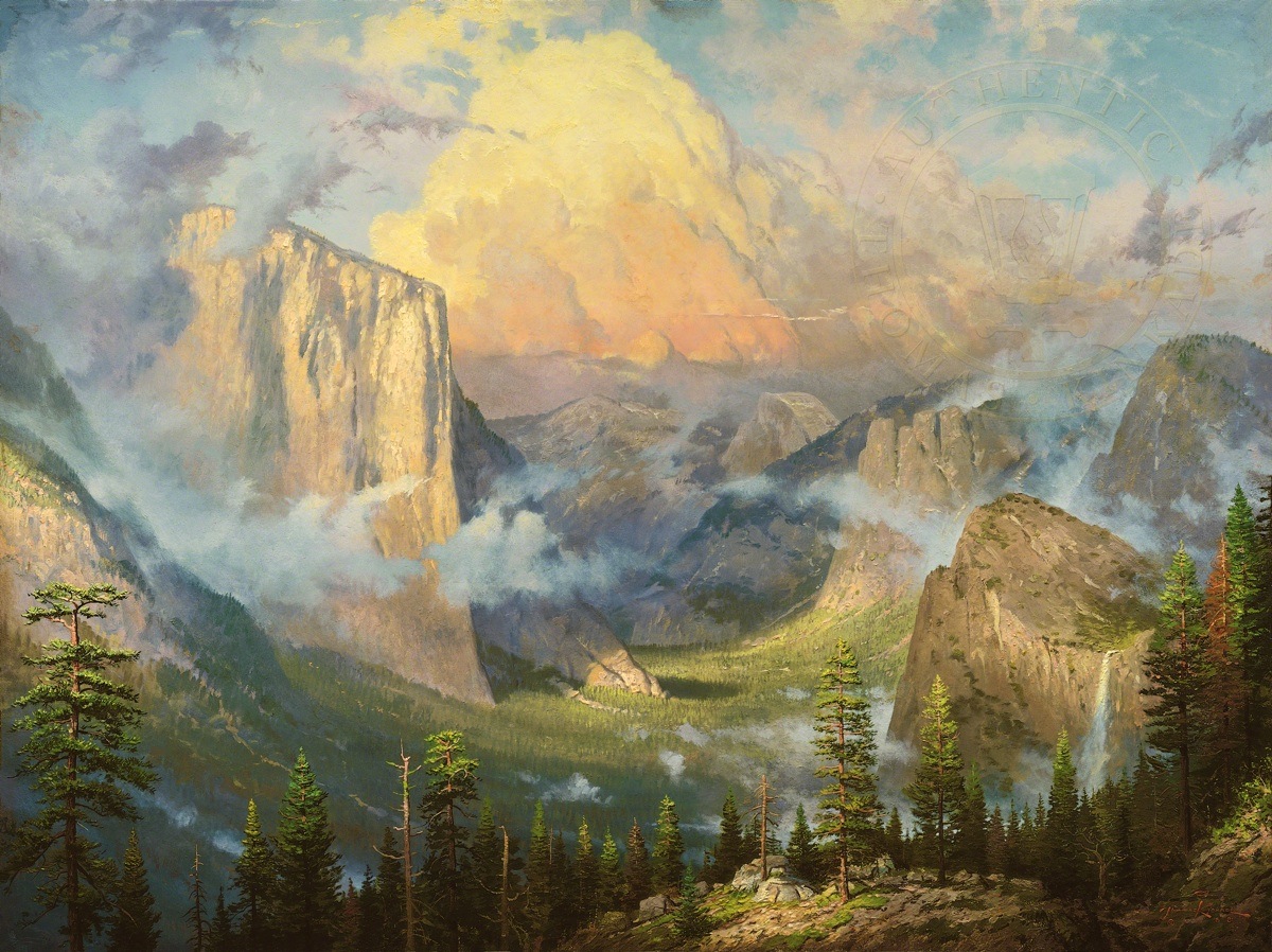 1200x898 Yosemite Valley, Late Afternoon Light - Yosemite Painting