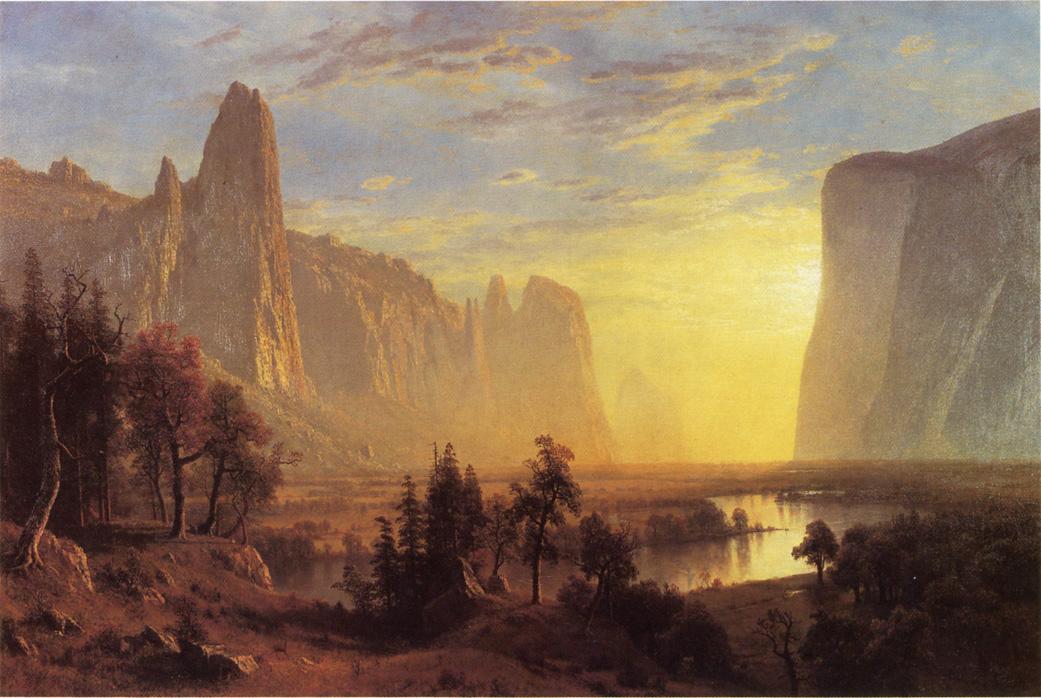 1041x698 Yosemite Valley Painting Albert Bierstadt Oil Paintings - Yosemite Painting