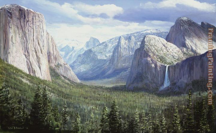 720x446 Melissa Graves Brown Yosemite Valley Painting Framed Paintings - Yosemite Valley Painting